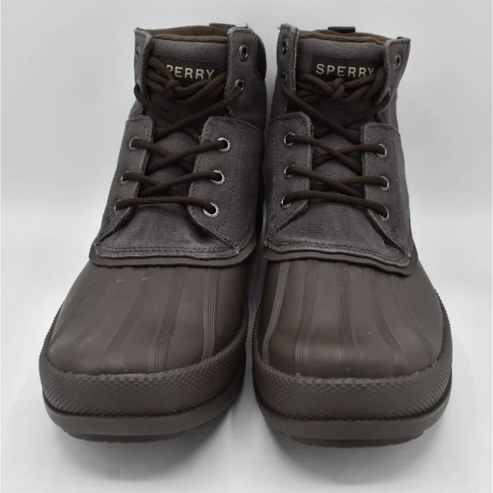 Sperry Mens Size 11 Cold Bay Wax Grey Water Resistant Insulated Chukka Boots‎